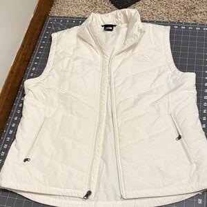 The North Face Women’s Off-White Puffer Vest